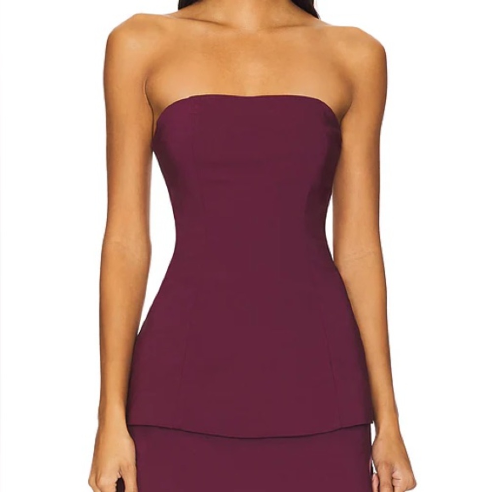 House of Harlow 1960 Rich Burgundy Dress